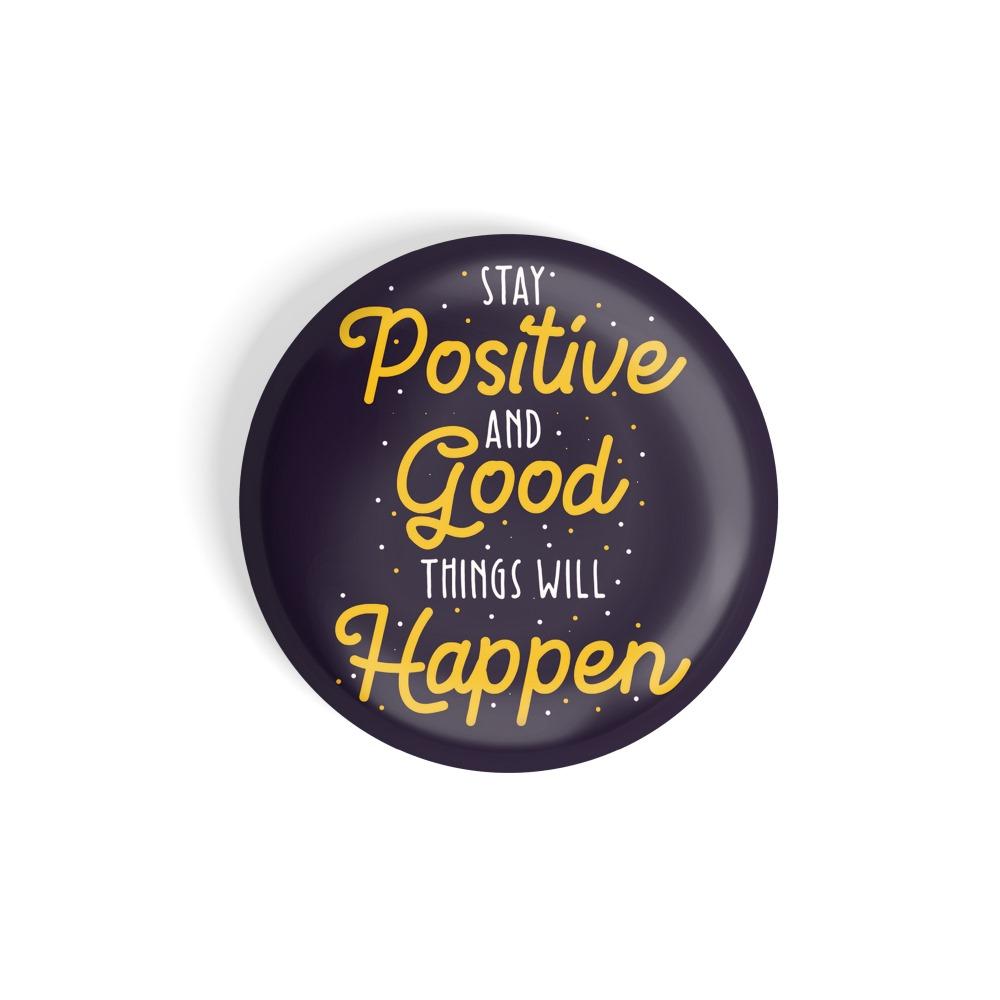 dhcrafts Purple Color dhcrafts Fridge Magnet Stay Positive And ...