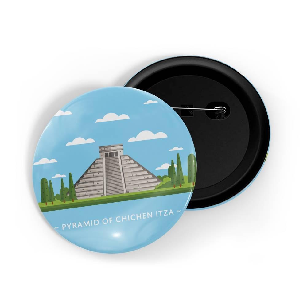 Mexico Pin Badge Pyramid 